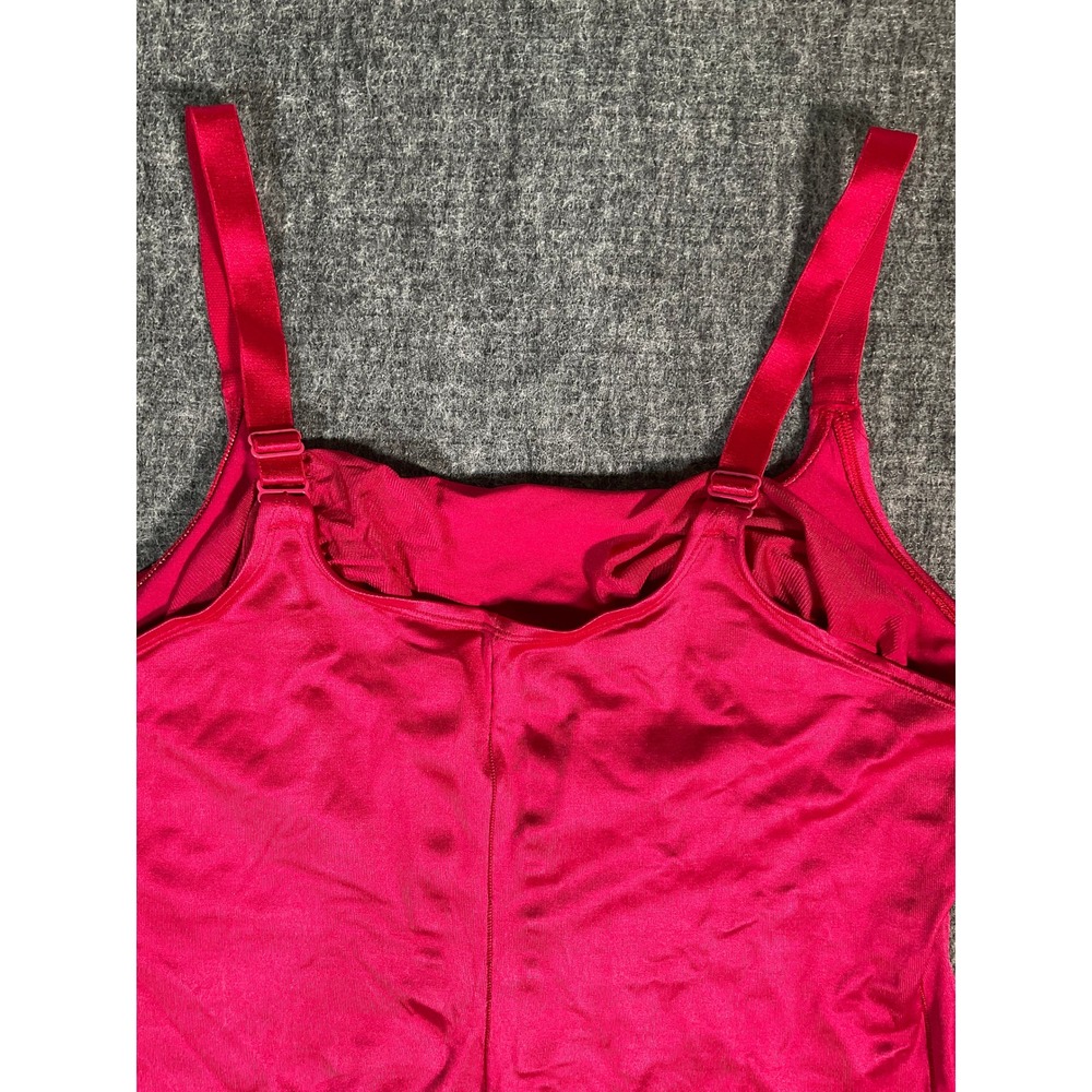 Ruby Ribbon Shapewear Cami Womens 44 Pink Lace Lift Luxe Full Support 3680 - Picture 4 of 5